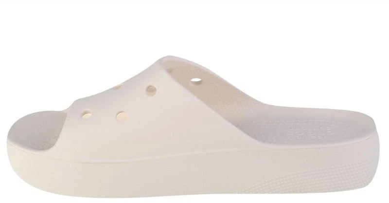 Moteriškos šlepetės Crocs Classic Platform Slide, baltos