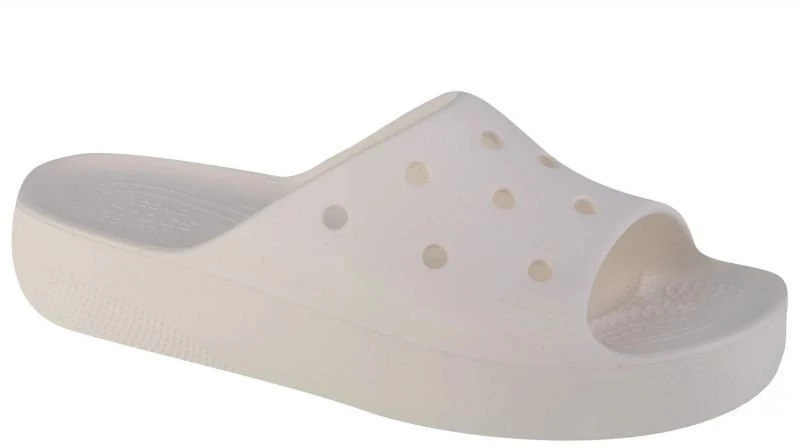 Moteriškos šlepetės Crocs Classic Platform Slide, baltos