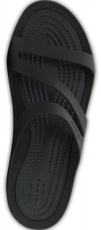 Moteriškos šlepetės Crocs Swiftwater Sandal, juodos