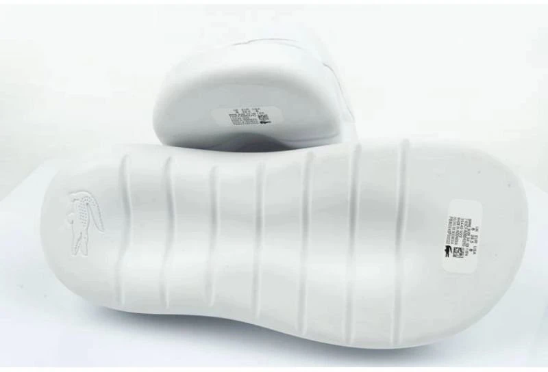 Moteriškos šlepetės Lacoste Serve Slide, baltos