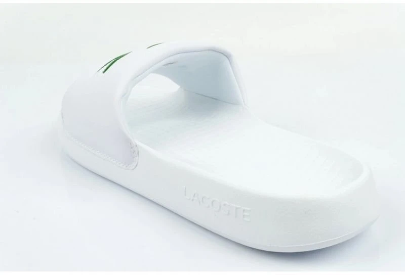 Moteriškos šlepetės Lacoste Serve Slide 02082, baltos