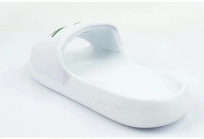 Moteriškos šlepetės Lacoste Serve Slide 02082, baltos