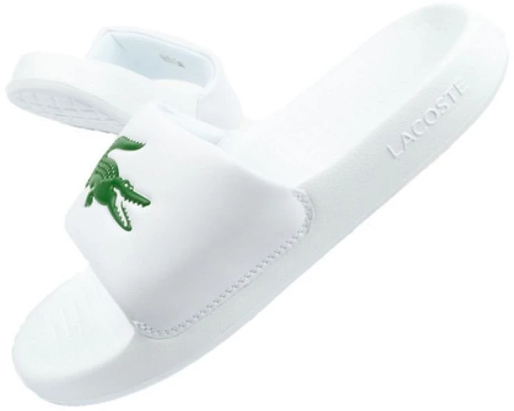 Moteriškos šlepetės Lacoste Serve Slide 02082, baltos