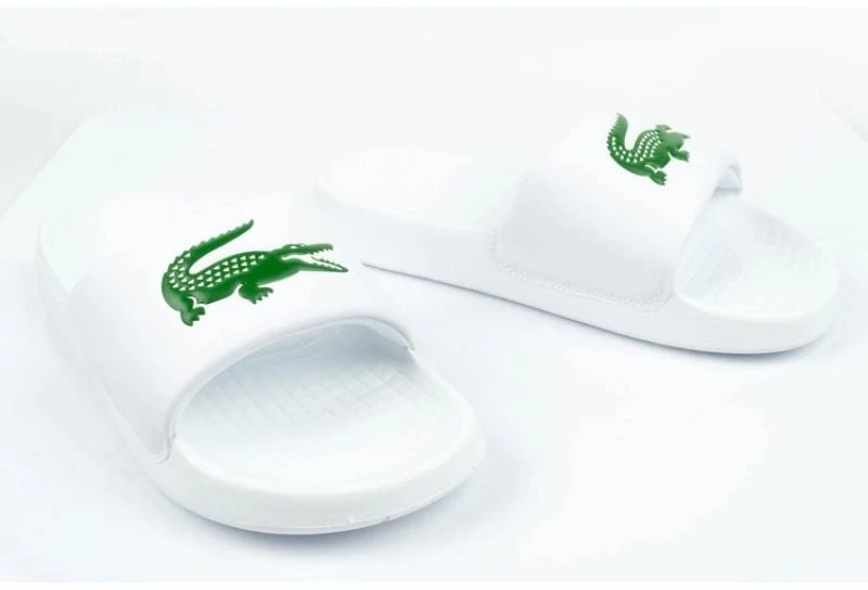 Moteriškos šlepetės Lacoste Serve Slide 02082, baltos