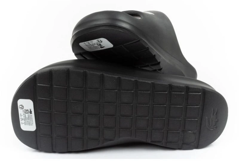 Moteriškos šlepetės Lacoste Serve Slide, juodos