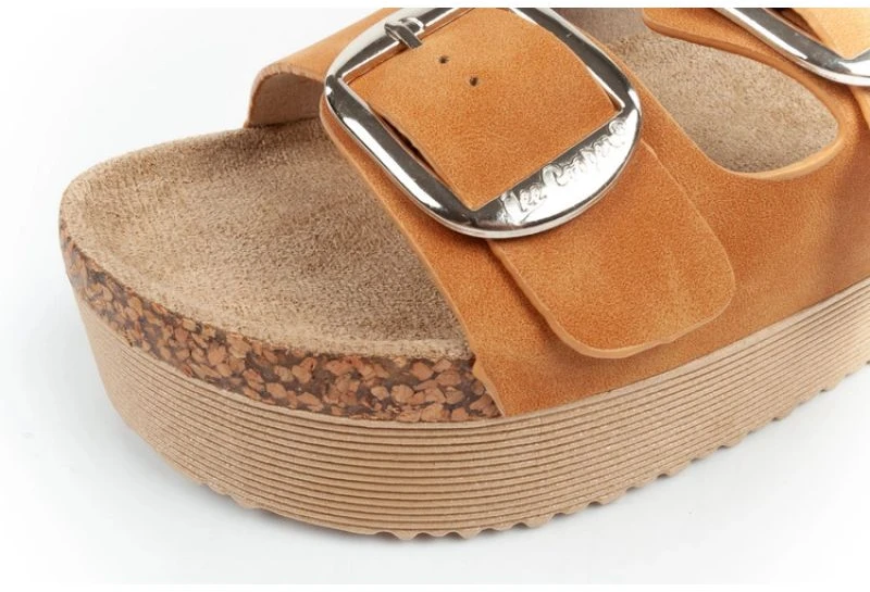 Moteriškos šlepetės Lee Cooper, rudos