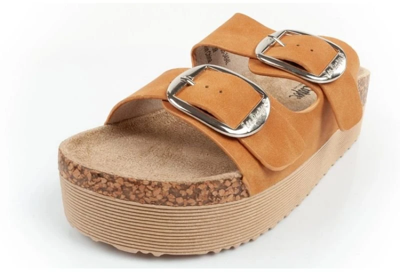 Moteriškos šlepetės Lee Cooper, rudos