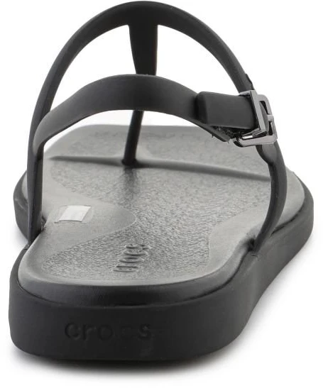 Moteriškos šlepetės per pirštą Crocs Miami, juodos