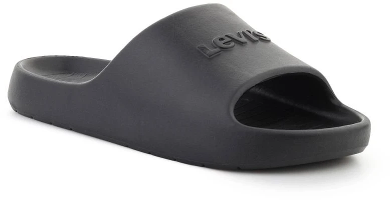 Moteriškos šlepetės per pirštą Levi's Wendy, juodos