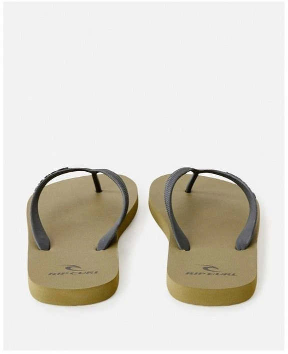 Moteriškos šlepetės per pirštą Rip Curl Brand Logo Bloom, alyvuogių