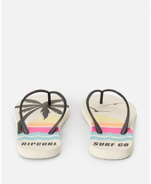 Moteriškos šlepetės per pirštą Rip Curl Mixed Bloom, rudos