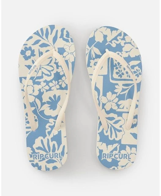 Moteriškos šlepetės per pirštą Rip Curl Mixed Bloom, mėlynos