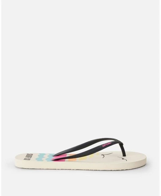 Moteriškos šlepetės per pirštą Rip Curl Mixed Bloom, rudos