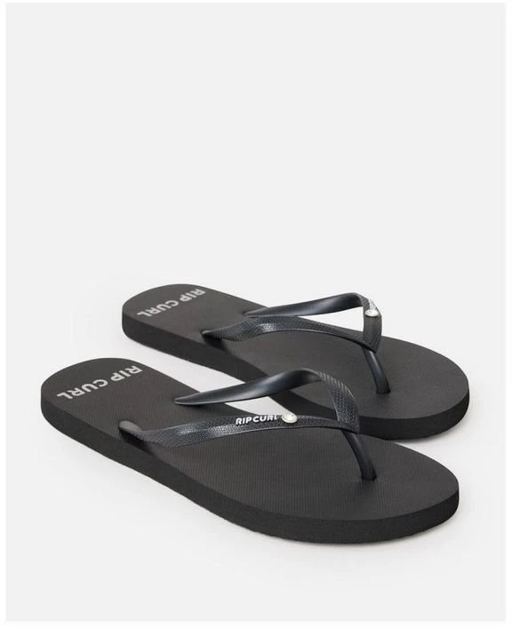 Moteriškos šlepetės per pirštą Rip Curl Premium Surf Bloom, juodos