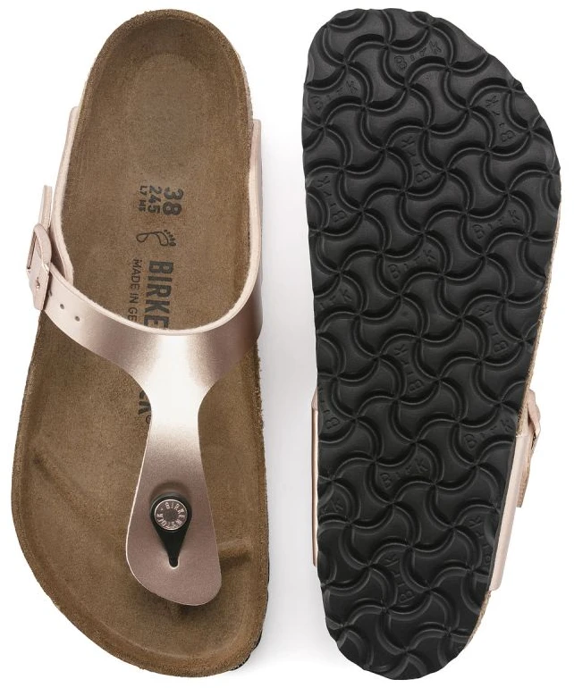 Moteriškos šlepetės per pirštą su sagtimi Birkenstock Gizeh