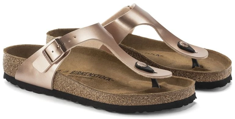 Moteriškos šlepetės per pirštą su sagtimi Birkenstock Gizeh