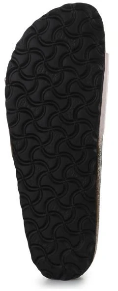 Moteriškos šlepetės su dirželiu Birkenstock Madrid, rudos ir smėlio