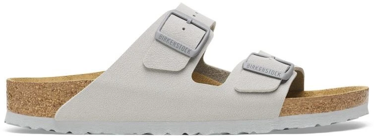 Moteriškos šlepetės su dviem dirželiais Birkenstock Arizona, pilkos