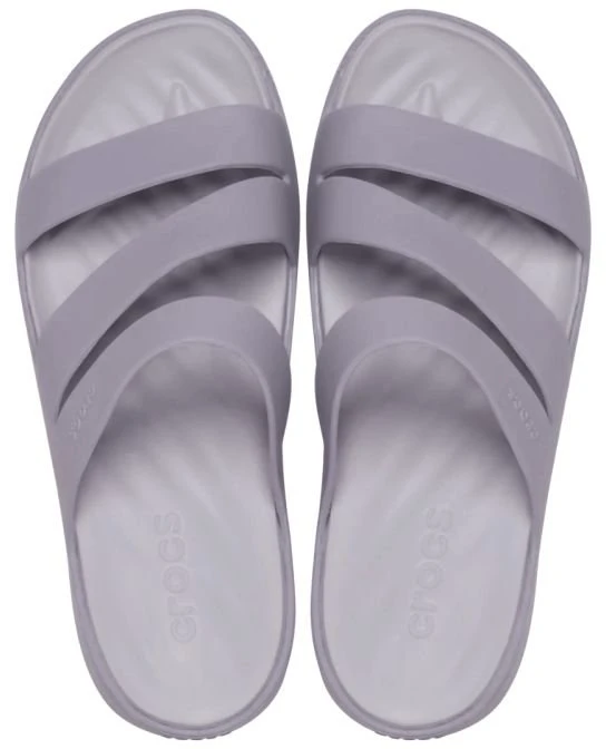 Moteriškos šlepetės su juostelėmis Crocs Getaway Strappy, violetinės