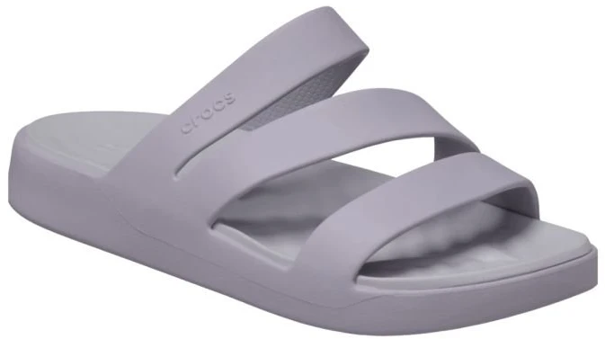 Moteriškos šlepetės su juostelėmis Crocs Getaway Strappy, violetinės