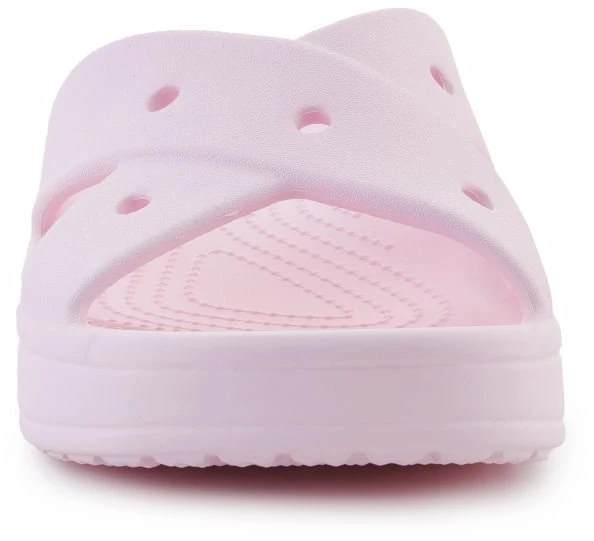 Moteriškos šlepetės su kryžiuojamais dirželiais Crocs, rožinės