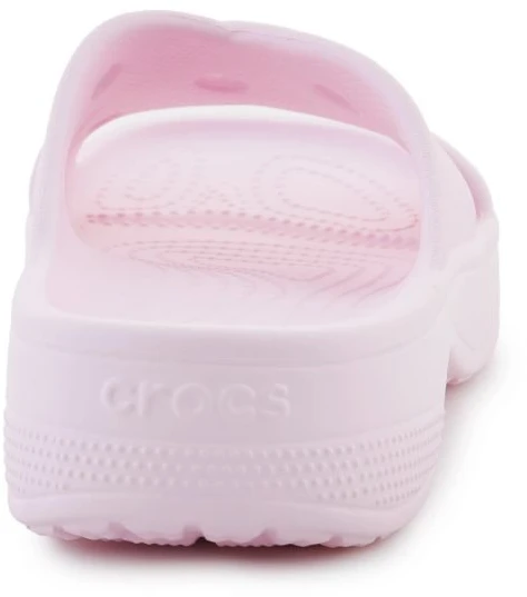 Moteriškos šlepetės su kryžiuojamais dirželiais Crocs, rožinės