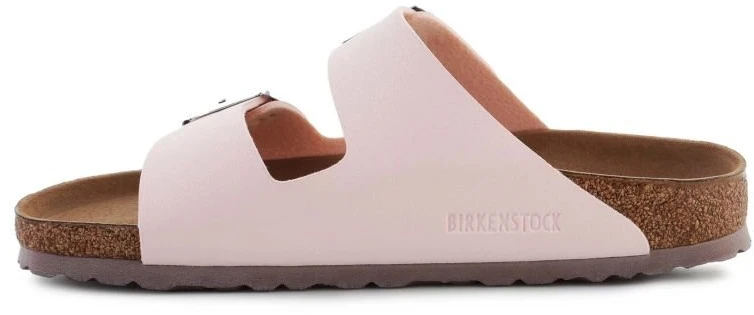 Moteriškos šlepetės su lipukais Birkenstock Arizona, šviesiai rožinės