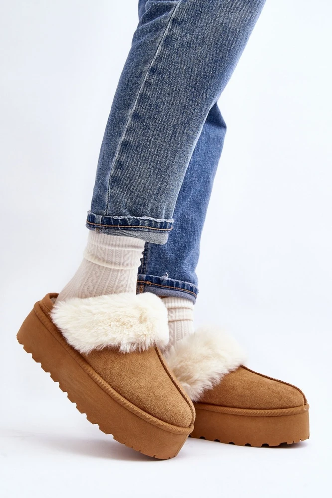 Moteriškos šlepetės su pašiltinimu Step in style