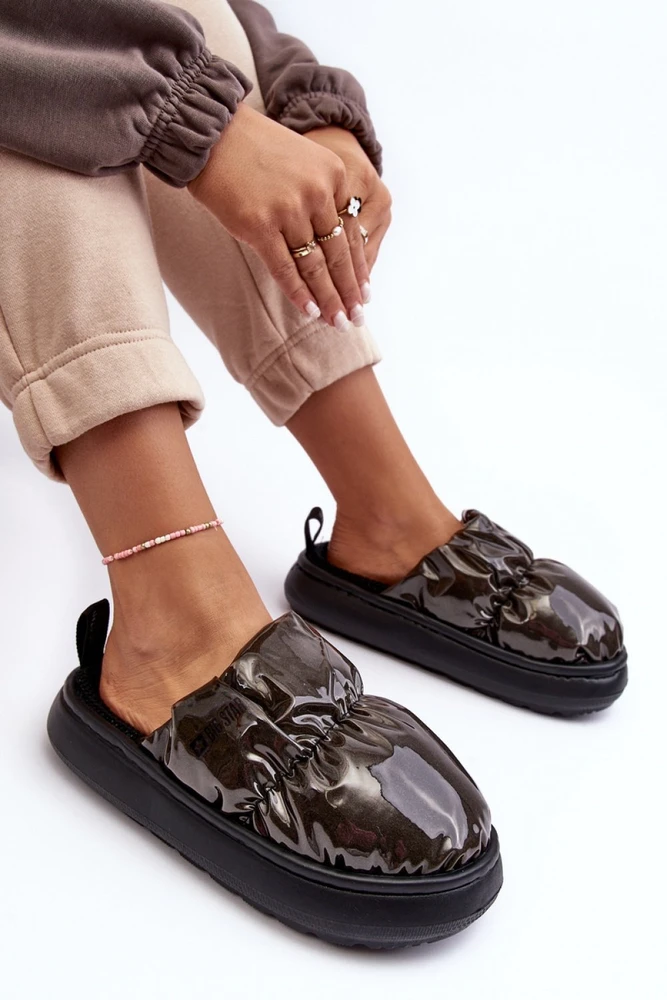 Moteriškos šlepetės su pašiltinimu Step in style