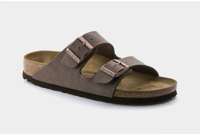 Moteriškos šlepetės su reguliuojamomis sagtimis Birkenstock Arizona, rudos