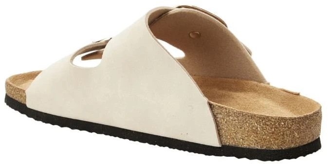 Moteriškos šlepetės su sagtimis Lee Cooper, šviesiai smėlio