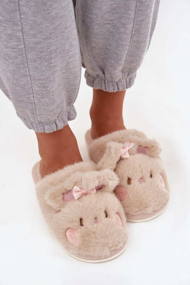 Moteriškos šlepetės su zuikio dekoru Step in style