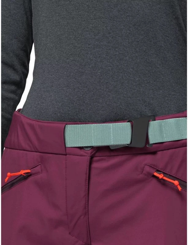 Moteriškos slidinėjimo kelnės Jack Wolfskin Alpspitze, violetinės