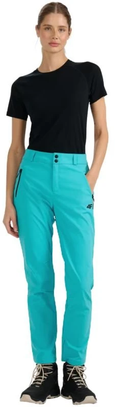 Moteriškos softshell kelnės 4F FNK F0988, turkio žydros