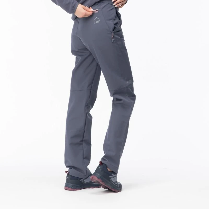Moteriškos softshell kelnės Elbrus Magnus, pilkos