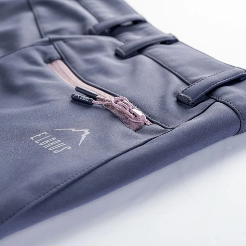 Moteriškos softshell kelnės Elbrus Magnus, pilkos