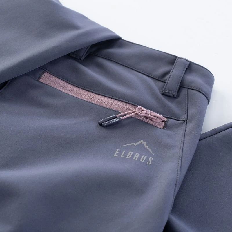 Moteriškos softshell kelnės Elbrus Magnus, pilkos