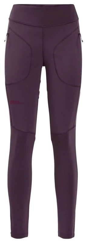 Moteriškos sportinės kelnės Jack Wolfskin Salmaster, violetinės