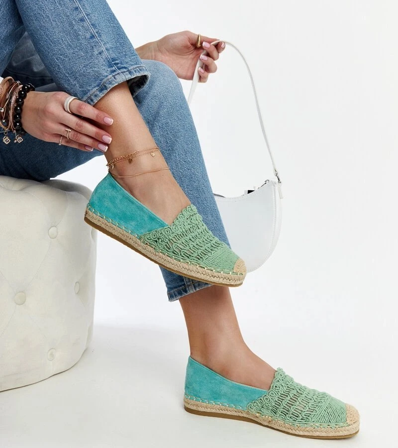 Moteriškos žalios espadrilės Gordana