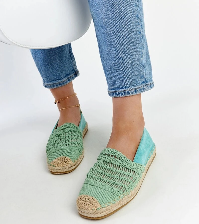 Moteriškos žalios espadrilės Gordana