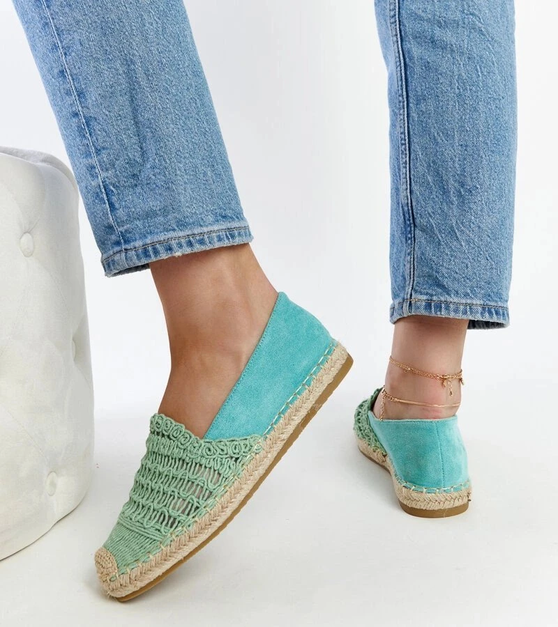 Moteriškos žalios espadrilės Gordana