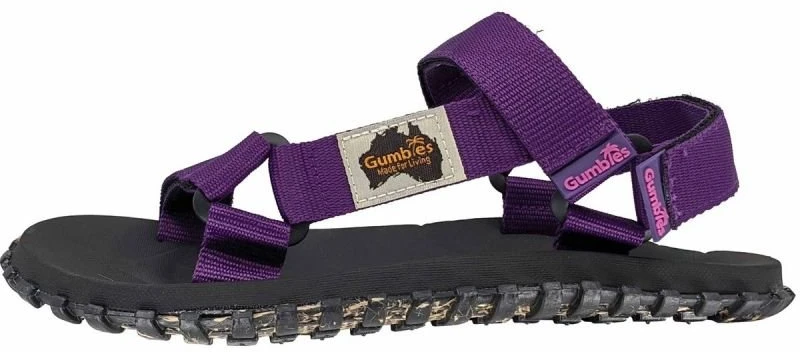 Moteriškos žygio basutės Gumbies Scrambler, violetinės