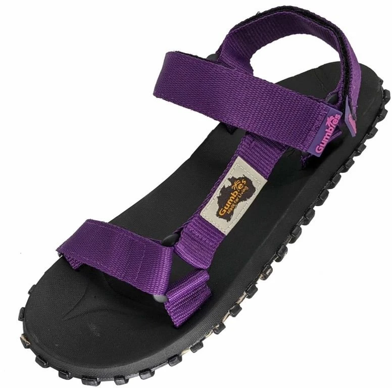 Moteriškos žygio basutės Gumbies Scrambler, violetinės