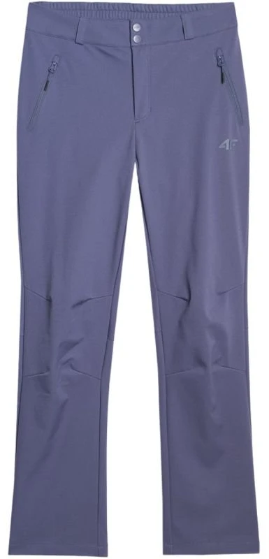 Moteriškos žygio kelnės iš softshell audinio 4F, džinso spalvos