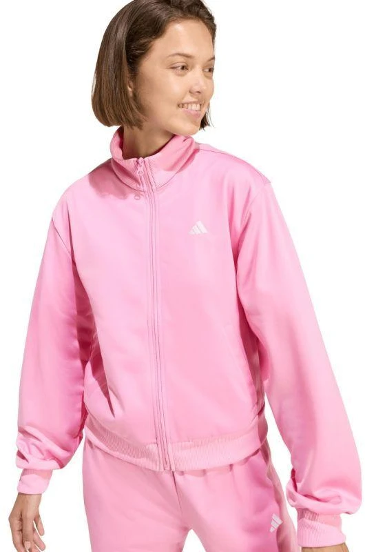 Moterų adidas Essentials Feel Cozy sportinis kostiumas, rožinis, KB8458