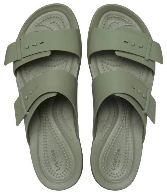 Moterų basutės Crocs Brooklyn Buckle Low, žalios, 211215 3BX