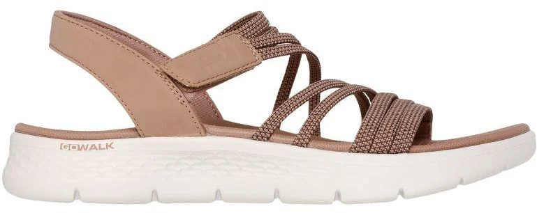 Moterų basutės Skechers GO WALK FLEX SANDAL EMMA 141473 TAN