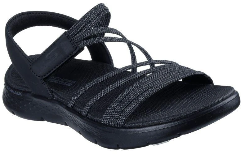 Moterų basutės Skechers GO WALK FLEX SANDAL EMMA 141473 BKGY