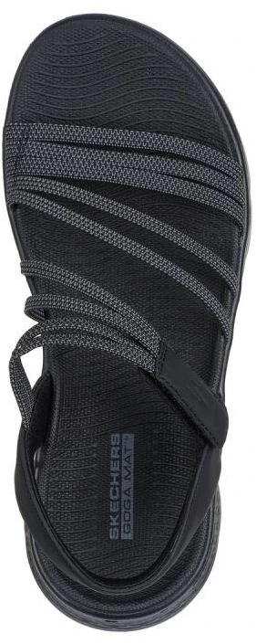 Moterų basutės Skechers GO WALK FLEX SANDAL EMMA 141473 BKGY