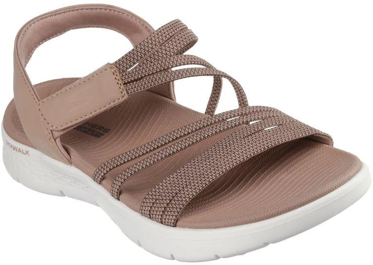 Moterų basutės Skechers GO WALK FLEX SANDAL EMMA 141473 TAN